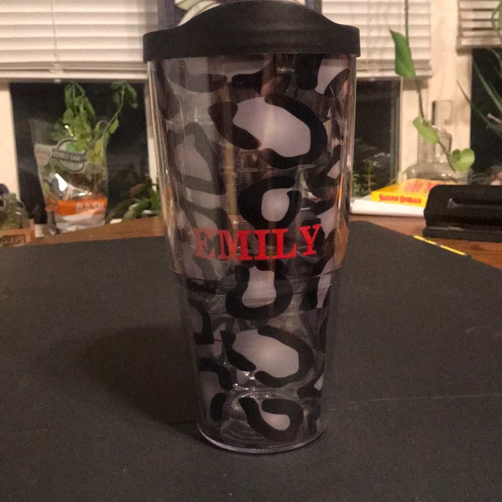 24oz NWOT TERVIS Tumbler with lid “Emily”